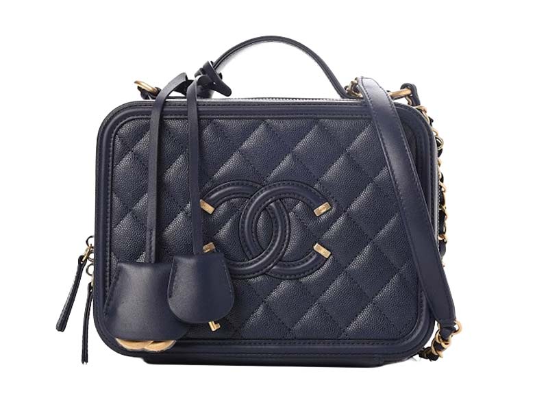 CHANEL CCフィリグリー ヴァニティ バッグ