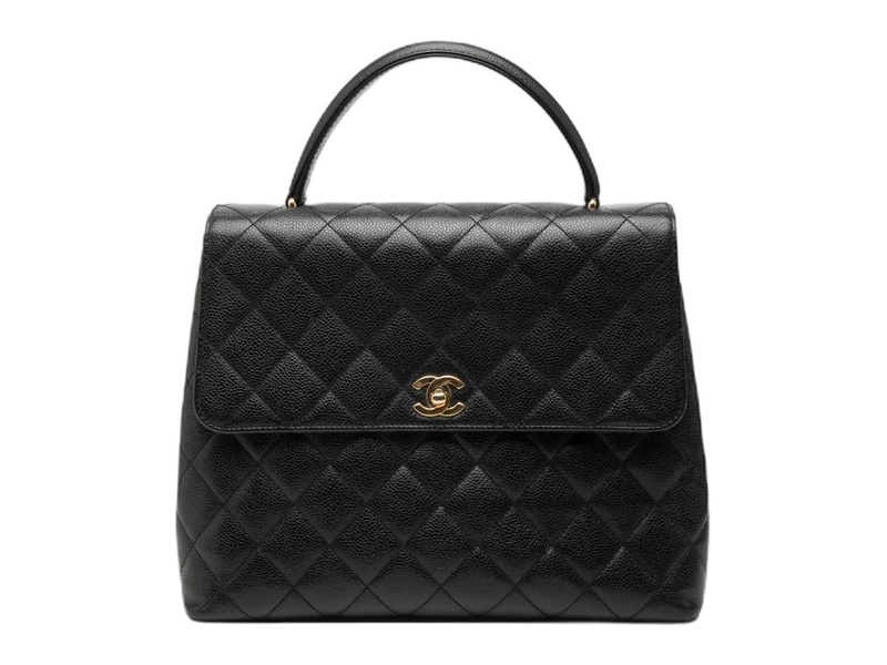 CHANEL ケリー型 台形トップハンドル