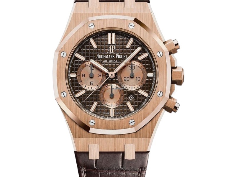 AUDEMARS PIGUET Ref.26331OR.OO.D821CR.01 ロイヤルオーク クロノグラフ ピンクゴールド レザー
